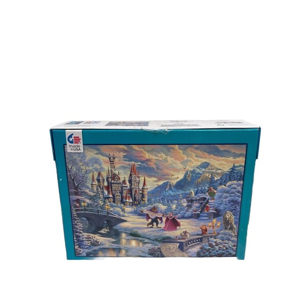Ceaco 1000 piece-Disney:  Beauty & the Beast Winter Enchantment-jigsaw puzzle - Picture 8 of 13